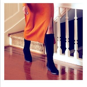 New navy aerosoles binocular tall boot